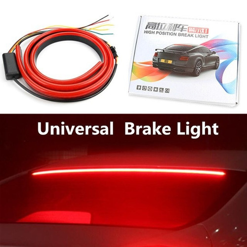 Imagen 4 de 7 de Luz De Freno Led Tipo Audi Adhesiva Auto Deportivo Karvas
