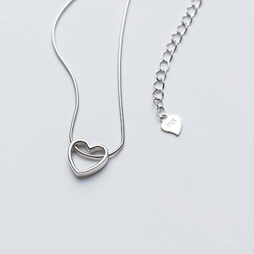 Collar Moonberry Silueta De Corazón + Set De Accesorios