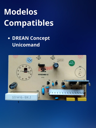 Plaqueta Placa Electrónica Drean Concept Unicomand