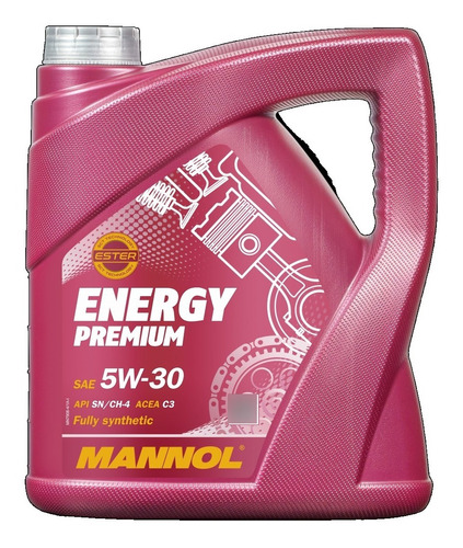 Aceite para motor Mannol sintético 5W-30 para autos, pickups & suv