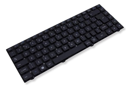 Teclado P/ Notebook Philco 0569f516pal-a Abnt2 Marca Bringit Cor Preto