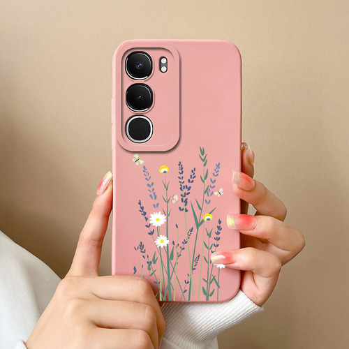 Funda De Silicona Líquida Suave Para Teléfono Vivo Y19s 4g