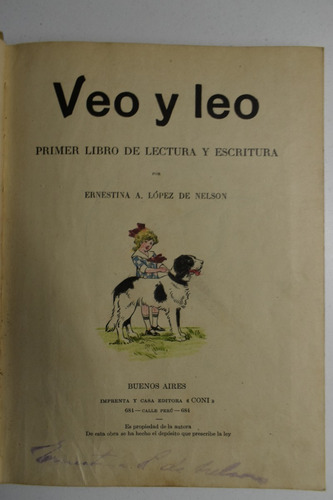 Veo Y Leo Primer Libro De Lectura Y Escritura C68 (Usado)