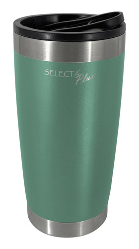 Vaso Térmico C/destapador 560ml Ac.inox - Verde