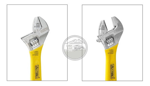 Llave Francesa Profesional 6puLG Cromada Con Grip Uyustools