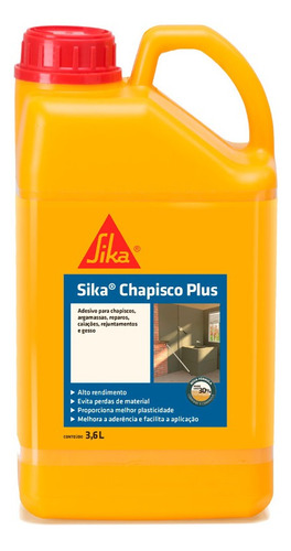 Adesivo Para Chapiscos Argamassas E Gesso Chapisco Plus 3,6l