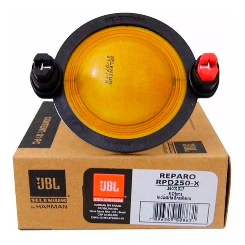 Reparo P / Driver D250x Jbl Selenium Original Rpd250-x