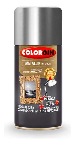 Colorgin Metallik Interior Na Medida Dourado/cromado