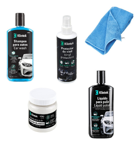 Combo 5 De Pulido Y Protección Para Carro Incluye Microfibra