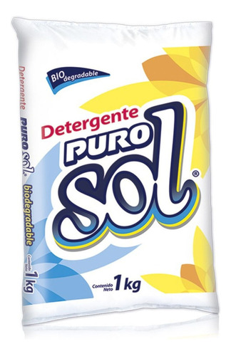 Detergente Biodegradable Puro Sol 10 Pz De 1kg
