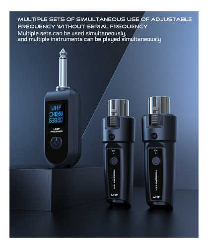 Nuevo Micrófono Inalámbrico Transmisor Y Receptor Xlr Inalám