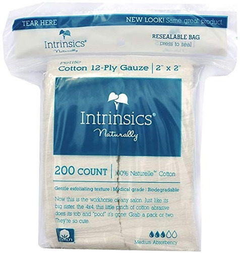 Intrínseco Med-esthetic 100% Naturelle Cotton Pequeño 12-ply