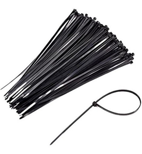 Tirrap 7.5mm Anch X 600mm Negro 100 Piezas