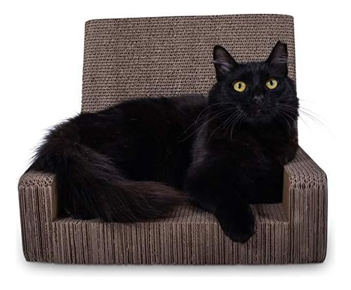 Purrfect Sofa Luxe Cat Lounger Y Cat Scratcher Toy Hecho De 