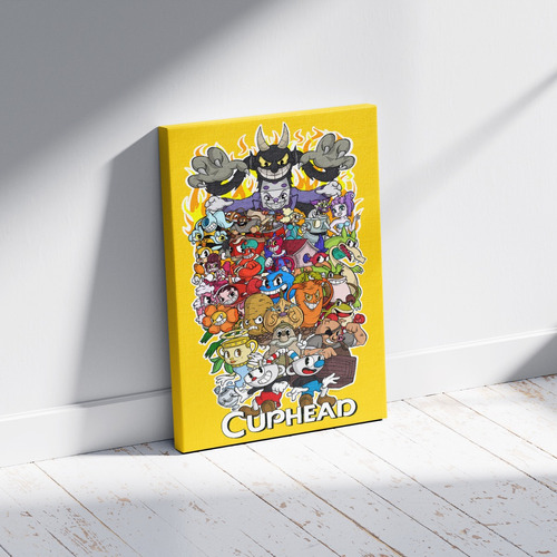 Cuadro - Poster Cuphead 60 X 40