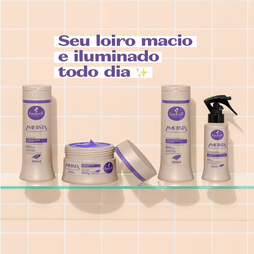 Shampoo Ametista Desamareladora Haskell 300ml