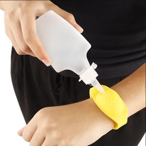 Pulseira Para Biossegurança Ortho Pauher Armazena Álcool Gel