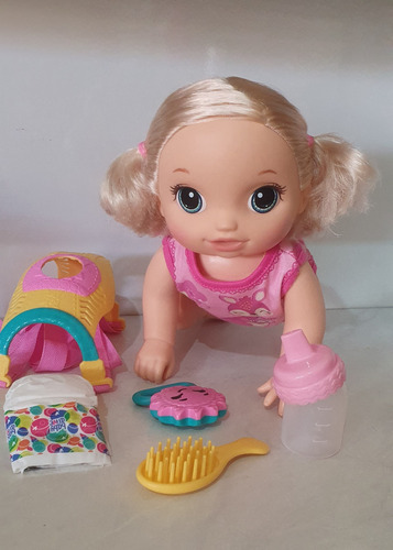 Baby Alive Hora Do Passeio Fala Português Linda Semi Nova