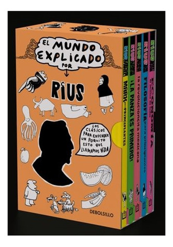 Mundo Explicado Por Rius, El (paquete), De Rius. Editorial Debolsillo, Tapa Blanda En Español, 2023