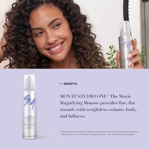 Mousse De Cabelo Monat Studio One The Moxie Magnifying 170,1