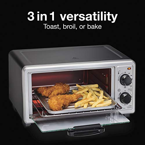 Proctor Silex Horno Tostador De Mesa De 4 Rebanadas, Multifu