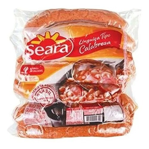 Linguiça Calabresa Defumada 2,5 Kg Seara