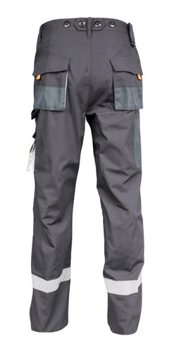 Pantalon De Trabajo Cargo Activex Gris/negro Xr-100