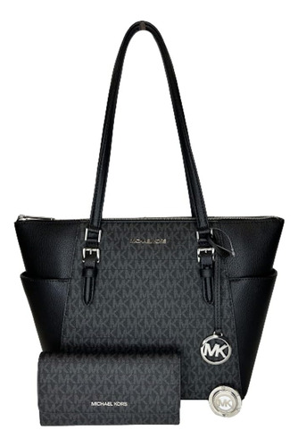 Michael Kors Charlotte Bolso Grande Con Cremallera Incluido 