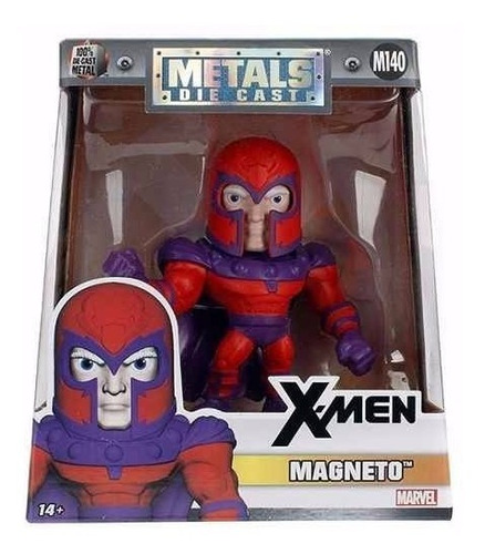 Muñeco Xmen Magneto 10 Cm Metal Die Cast Jada 
