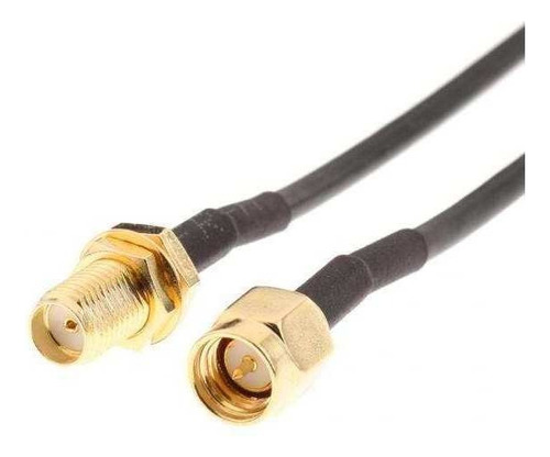 A*gift 2xantenna Connector Rp-sma Extension Cable Para Wlan