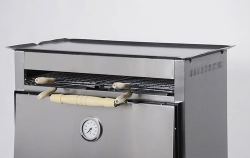 Imagen 5 de 10 de Horno Pizzero 8 Moldes Sol Real Con Carlitero Y Plancha