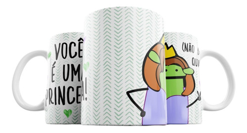 Imagem 7 de 7 de Caneca Flork Memes Princesa Engraçada Chinelo E Bombom Kit