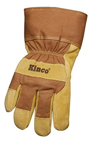 Kinco 1958-m Forrado Split Pigskin Leather Palm Work Glove, 