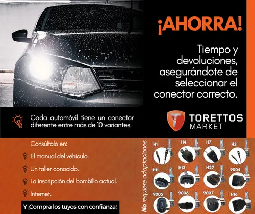 Bombillos Led R8 30k Lms Potencia Prod Rally Dakar Of. Carro