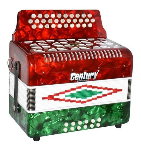 Century C3012b Acordeon Botones Sol Bandera 30 Botones 12 B
