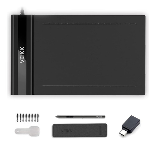 Tableta De Dibujo Veikk S640 Con Gráficos Digitales De 6 X 4