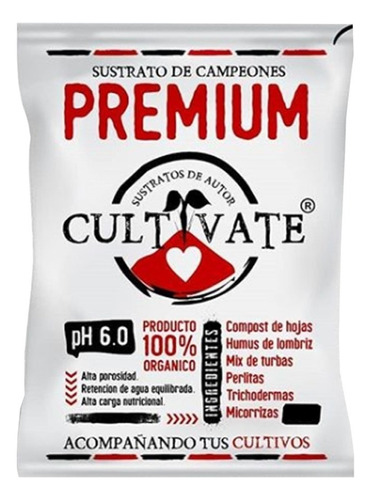 Cultivate Sustrato Premium 80l - Muy Completo 100% Organico!
