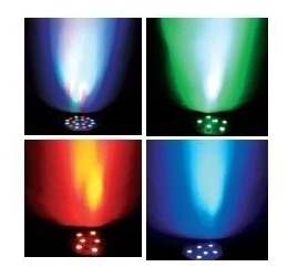Imagen 6 de 7 de Kit 6 Cañones Led Par64 18x1w Gratis Controlador Dmx 9050