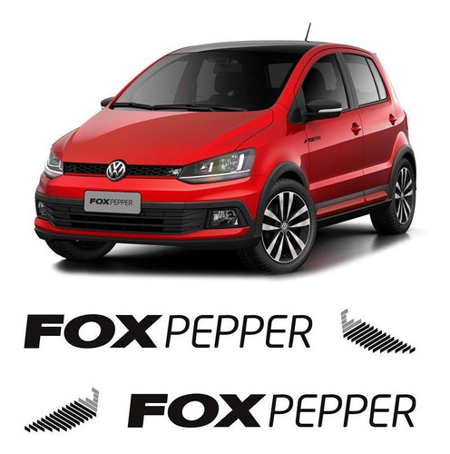 Kit Faixa Lateral Fox Pepper 2015 Adesivo Modelo Original