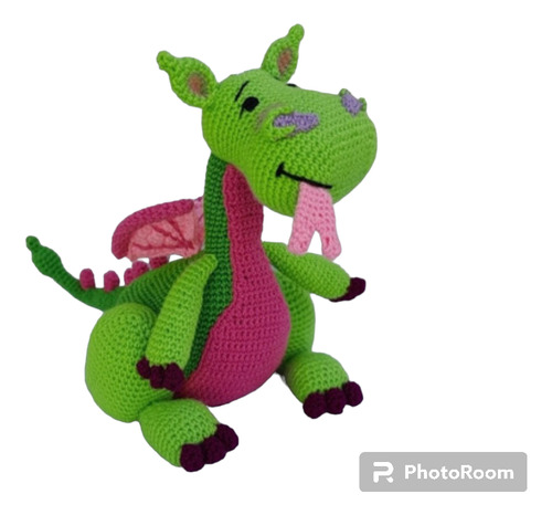 Amigurumi Dragon Tejido A Crochet Peluche Tejido