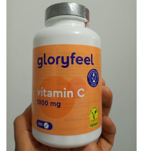 Vitamina C 1000 Mg Ayuda Inmunologico Cansancio 200 Tabletas
