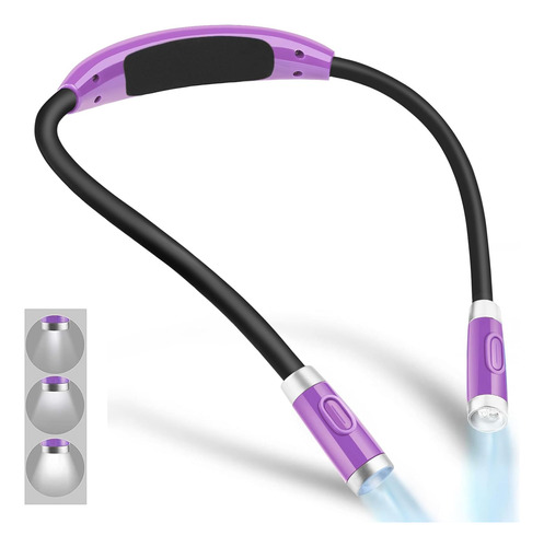 Vekkia Lámpara De Lectura Led Recargable Para El Cuello, Lu