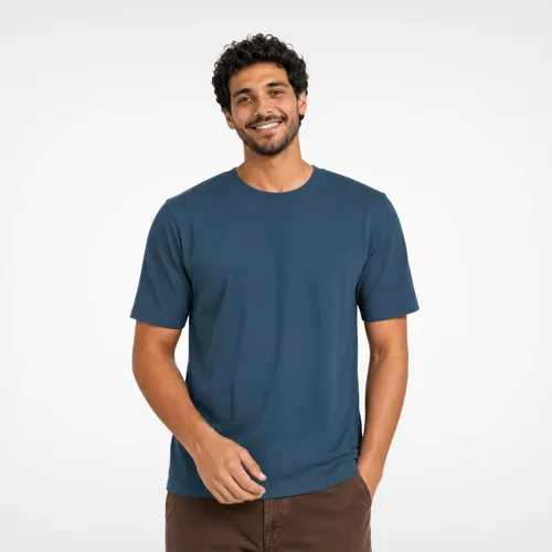 Camiseta Masculina Básica Algodão Paleta Campestre