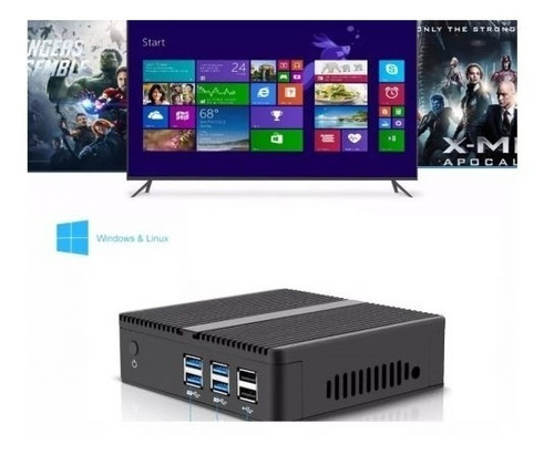 Computador Compacto Mini Core I7 120gb Ssd 8gb Ram Win 10