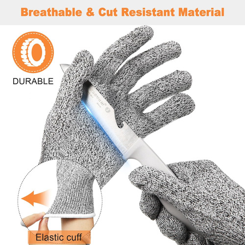 Xuhal 20 Pares De Guantes Resistentes A Los Cortes, Protecci