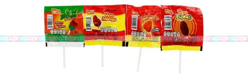 Vero Mix Paletas Banda Dulce Fuego Chile Surtido 20pz 290g