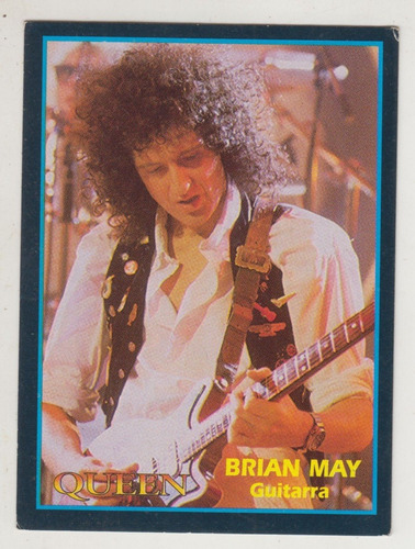 1994 Tarjeta Rock Cards Brian May Queen Unica Argentina Raro