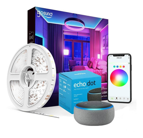 Magic Home Fita Led 5050 Inteligente Wifi Rgb 5m Compatível Alexa Google Home