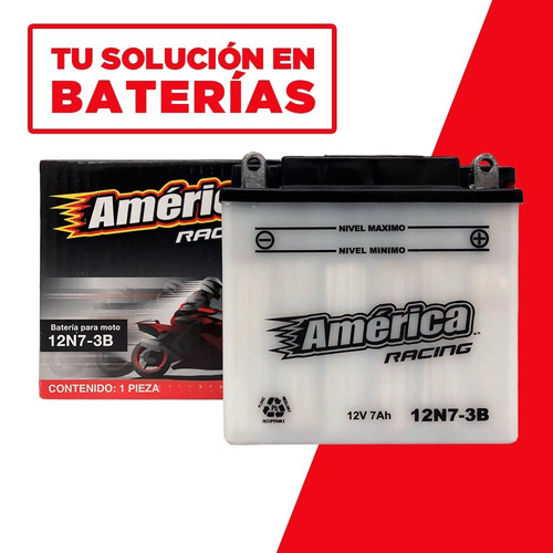 Bateria Para Motor America Racing Mod 12n7-3b 12v 7ah Moto M