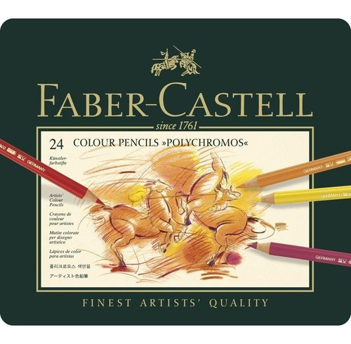 Lapices De Colores Faber-castell Polychrom X24